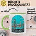 Francisco Kalifornien USA Tasse Geschenk Lustige Geschenkidee Spruch Grün Trendation