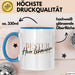Lehrer Wertschätzung Tasse Geschenk Lustige Geschenkidee Spruch Bester Lehrer Blau Trendation