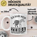 IT Informatiker Nerd Tasse Geschenk Ich habe mein Zebra Weiß Trendation