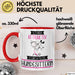 Hundesitterin Tasse Geschenk Becher Stark Attraktiv Furchtlos Hundesitterin Lustige Geschenkidee Rot Trendation
