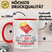 Pommes-Liebhaber Tasse Geschenk Ich Kann Pommes Verschwinden Lassen Was Ist Deine Superkraft Becher Geschenkidee Pommes Kaffee-Becher Rot Trendation