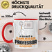 Professor Geschenk Tasse So Gut Kann Nur Ein Professor Aussehen Geschenkidee Kaffee-Becher Rot Trendation