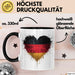 Deutschland Deutschlandflagge Herz Tasse Geschenk Lustige Geschenkidee Spruch Trendation