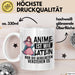 Anime-Liebhaber Tasse Geschenk Anime Ist Wie Latein Nur Die Gebildeten Verstehen Es Weiß Trendation