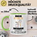 Haustier-Modedesignerin Tasse Geschenk Becher Stark Attraktiv Furchtlos Haustier-Modedesignerin Lustige Geschenkidee Grün Trendation