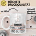 Bungee-Jumperin Tasse Geschenk Ich Bin Bungee-Jumperin Und Du So Geschenkidee Lustiger Spruch Becher Weiß Trendation