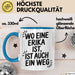 Erika Tasse Geschenk Wo Eine Erika Ist Ist Auch Ein Weg Geschenkidee Becher mit Name Blau Trendation