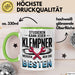 Klempner Tasse Geschenk Besten Werden Klempner Geschenkidee Grün Trendation