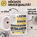 Ultraläufer Geschenk Tasse Lustiger Spruch Erheben Sie Sich Der Ultraläufer Betritt den Raum Weiß Trendation