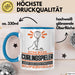 Curlingspieler Geschenk Tasse Ich Bin Curlingspieler Aber Sag Doch Einfach Superheld Lustige Geschenkdiee für Curlingspieler Kaffee-Becher Blau Trendation