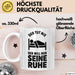 Introvertierter Schlafliebhaber Tasse Geschenk Lustige Geschenkidee Spruch Der Tut Nix Der Will Nur Seine Ruhe Weiß Trendation