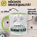 Bandmitglied Geschenk Tasse So Gut Kann Nur Ein Bandmitglied Aussehen Geschenkidee Kaffee-Becher Grün Trendation
