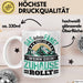 Camping Tasse Geschenk Das Leben Fängt Erst An Wenn Dein Zuhause Rollt Weiß Trendation