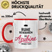 Büroarbeit Kollege Tasse Geschenk Lustige Geschenkidee Spruch Ruhe Bewahren Die Azubine Regelt Das Rot Trendation