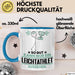 Leichtathlet Geschenk Tasse So Gut Kann Nur Ein Leichtathlet Aussehen Geschenkidee Kaffee-Becher Blau Trendation