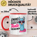 Tante Patentante Nichte Neffe Sarkasmus Tasse Becher Geschenk Lustige Geschenkidee Spruch Den Job Der Verrückten Tante Rot Trendation