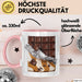 Schokoladenliebhaber Tasse Geschenkidee für Naschkatzen Rosa Trendation