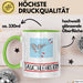 Geschenk für Tauchlehrerin Tasse Lustige Geschenkidee Geburtstag Ich Bin Tauchlehrerin Ich Darf Das Grün Trendation