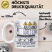 Köchin Tasse Geschenk Lustig Abstand Halten Hochleistungs-Köchin Mit Drang Zur Perfektion Bei Der Arbeit Weiß Trendation