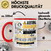 Synthesizer-Spielerin Tasse Geschenk Lustiger Spruch Bitte Erheben Sie Sich Seine Majestät Die Synthesizer-Spielerin Betritt Den Raum Rot Trendation