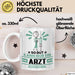 Arzt Geschenk Tasse So Gut Kann Nur Ein Arzt Aussehen Geschenkidee Kaffee-Becher Weiß Trendation