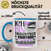 Industriekauffrau Ausbildung Start Geschenk Tasse Ich Bin Industriekauffrau In Der Ausbildung Ich Darf Das Kaffee-Becher Geschenkidee Blau Trendation