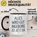 Ingeborg Tasse Geschenk Alles Ist Gut Ingeborg Ist Jetz Da Geschenkidee Becher mit Name Schwarz Trendation