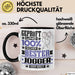 Jogger Geschenk Lustiger Spruch für Jogger Geschenkidee Bester Jogger Der Welt Schwarz Trendation