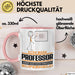 Professor Geschenk Tasse Ich Bin Professor Aber Sag Doch Einfach Superheld Lustige Geschenkdiee für Professor Kaffee-Becher Rosa Trendation