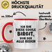 Birgit Tasse Ich Bin Diese Coole Birgit, Von Der Alle Reden Geschenk Rot Trendation