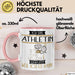 Athletin Tasse Geschenk Ich Bin Athletin Warum Weil Ich Es Kann Geschenkidee Geburtstag Rosa Trendation