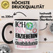 Erzieherin Ausbildung Start Geschenk Tasse Ich Bin Erzieherin In Der Ausbildung Ich Darf Das Kaffee-Becher Geschenkidee Schwarz Trendation
