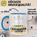 Laufgruppenleiter Geschenk Tasse So Gut Kann Nur Ein Laufgruppenleiter Aussehen Geschenkidee Kaffee-Becher Blau Trendation