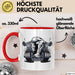 Fitness Enthusiast Tasse Geschenkidee für Fitnessliebhaber Rot Trendation