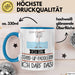 Geschenk für Stand-Up-Paddlerin Tasse Lustige Geschenkidee Geburtstag Ich Bin Stand-Up-Paddlerin Ich Darf Das Blau Trendation