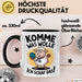 Schaf Tier Bauer Tasse Becher Geschenk Lustige Geschenkidee Spruch Komme Was Wolle Ich Schaf Das Schwarz Trendation