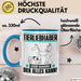 Tierliebhaber Tasse Geschenk für Tierliebhaber Der Mann Der Alles Kann Geschenkidee zum Geburtstag Blau Trendation