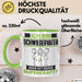 Schwiegervater Tasse Geschenk für Schwiegervater Geburtstag Lustiger Spruch Kaffee-Becher Was Ist Deine Superkraft Grün Trendation