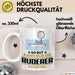 Ruderer Geschenk Tasse So Gut Kann Nur Ein Ruderer Aussehen Geschenkidee Kaffee-Becher Weiß Trendation