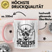 An Scheiss Muass I München Geschenkidee Spruch Hirsch Tasse Kaffee-Becher Rosa Trendation