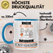 Konzertveranstalterin Tasse Geschenk Becher Stark Attraktiv Furchtlos Konzertveranstalterin Lustige Geschenkidee Blau Trendation