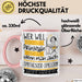Synthesizer-Spielerin Tasse Geschenk Spruch Wer Will Schon Prinzessin Sein Wenn Man Auch Synthesizer-Spielerin Sein Kann Rosa Trendation