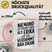 Erika Tasse Geschenk Niemand Ist Perfekt Erika Verdammt Nah Dran Geschenkidee Rosa Trendation