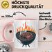 BBQ Fan Tasse Geschenkidee für Grill Enthusiasten Rosa Trendation
