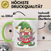 Chefin Tasse Geschenk Die Chef Elfe Geschenkidee Zu Weihnachten Für Chefin Kaffee-Becher Grün Trendation