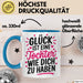 Tochter Tasse Geschenk Glueck Ist Eine Tochter Wie Dich Geschenkidee Mama Papa Blau Trendation