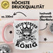 Heimwerker Geschenk Tassen Partner-Tassen Kaffee-Becher Heimwerker König Männer Rosa Trendation