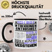 Trekking-Enthusiast Geschenk Tasse Lustige Geschenkdiee für einen Trekking-Enthusiast Geburtstag Ich Bin Trekking-Enthusiast Ich Kann Es Dir Erklären Aber Nicht Für Dich Verstehen Schwarz Trendation
