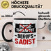 Physiotherapeut Physiotherapie Tasse Geschenk Lustige Geschenkidee Spruch Physiotherapeut Berufs Sadist Trendation