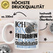Fotografin Ausbildung Start Geschenk Tasse Ich Bin Fotografin In Der Ausbildung Ich Darf Das Kaffee-Becher Geschenkidee Weiß Trendation